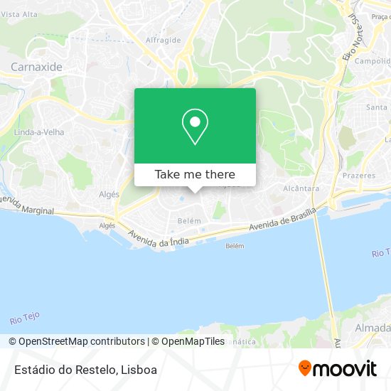 Estádio do Restelo map