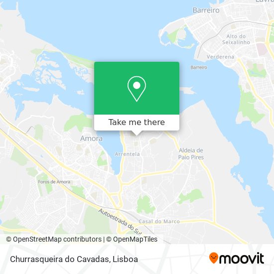Churrasqueira do Cavadas map