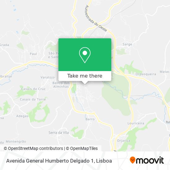 Avenida General Humberto Delgado 1 mapa