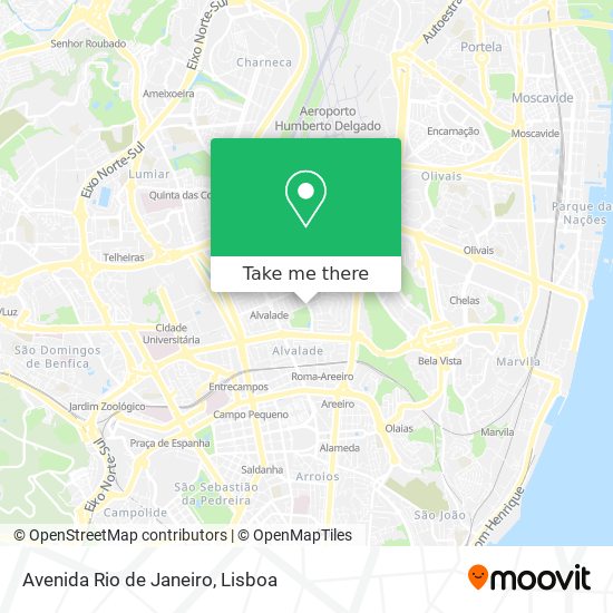Avenida Rio de Janeiro map