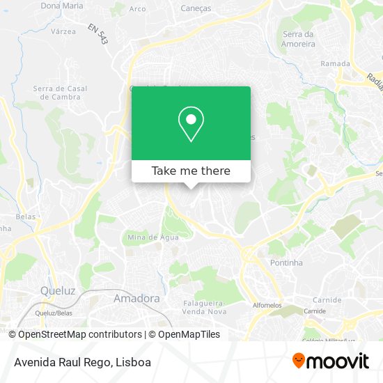 Avenida Raul Rego mapa