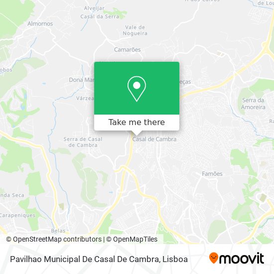 Pavilhao Municipal De Casal De Cambra map