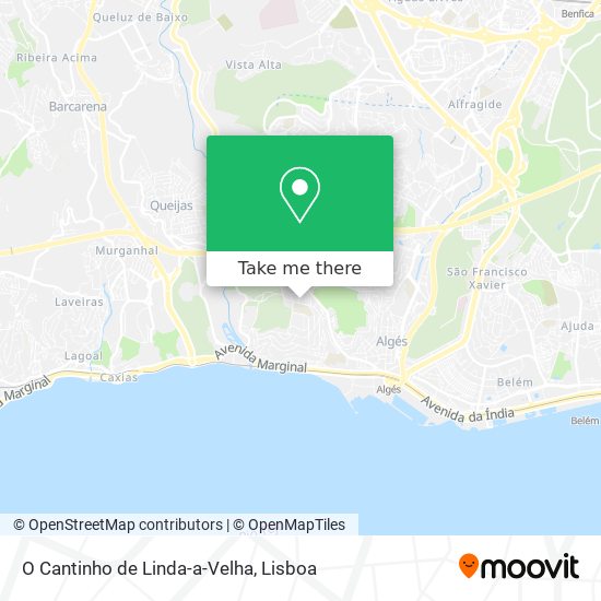 O Cantinho de Linda-a-Velha map