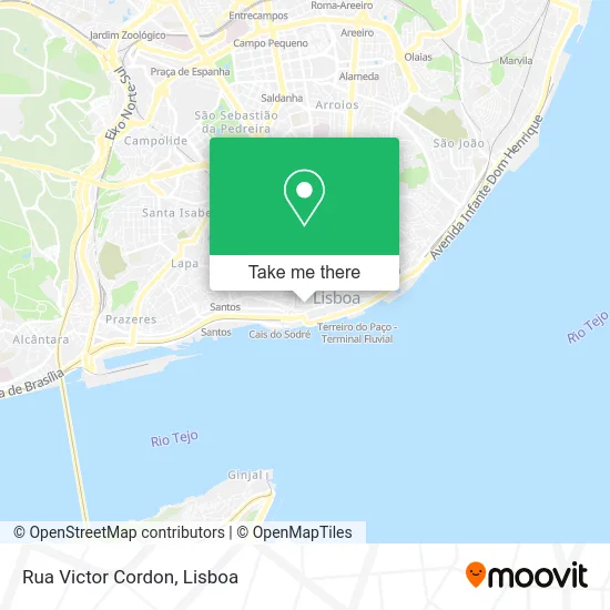 Rua Victor Cordon map