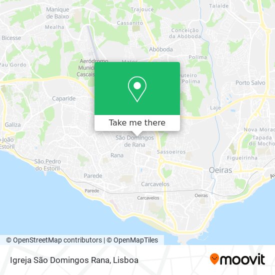 Igreja São Domingos Rana map