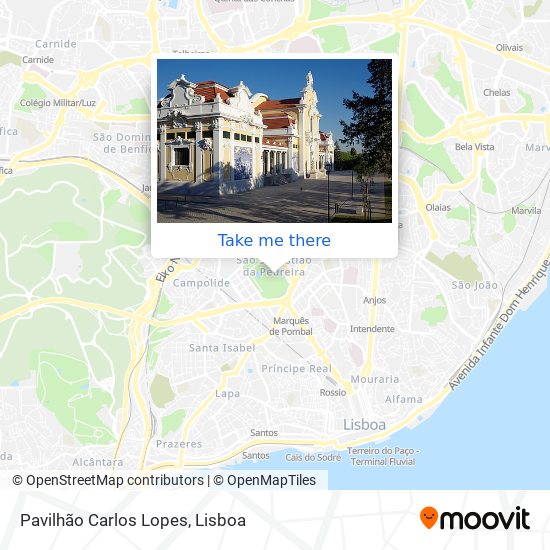 Pavilhão Carlos Lopes map