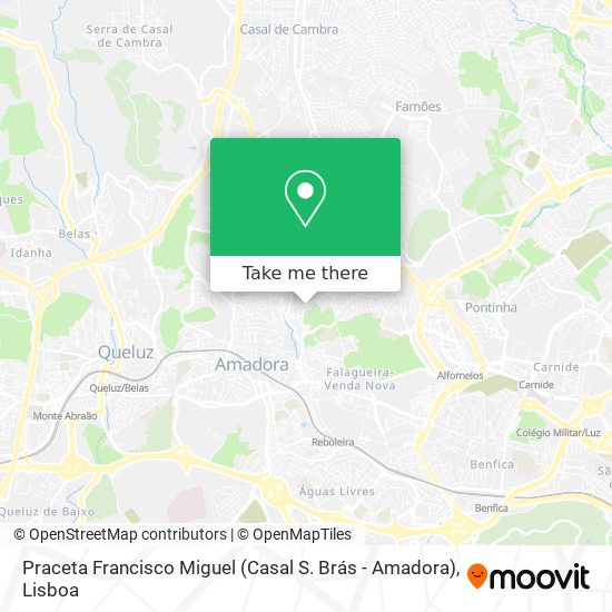 Praceta Francisco Miguel (Casal S. Brás - Amadora) map