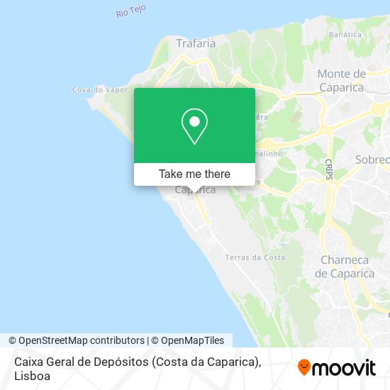 Caixa Geral de Depósitos (Costa da Caparica) map