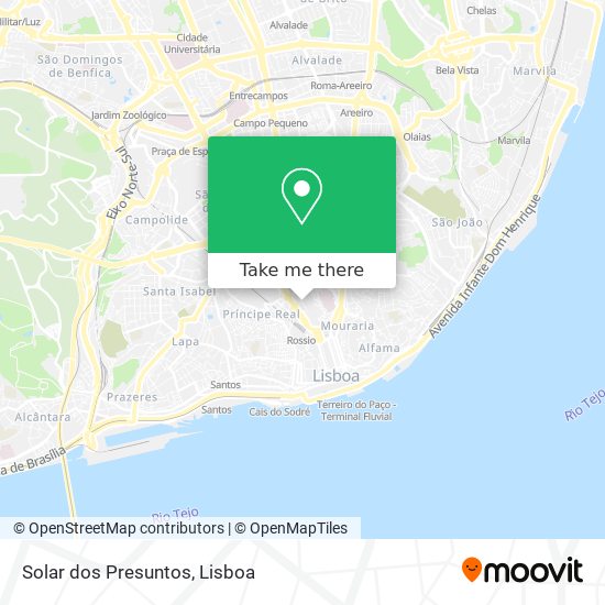 Solar dos Presuntos map