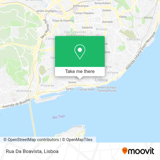 Rua Da Boavista mapa