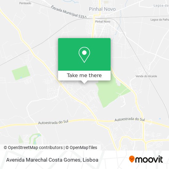 Avenida Marechal Costa Gomes map