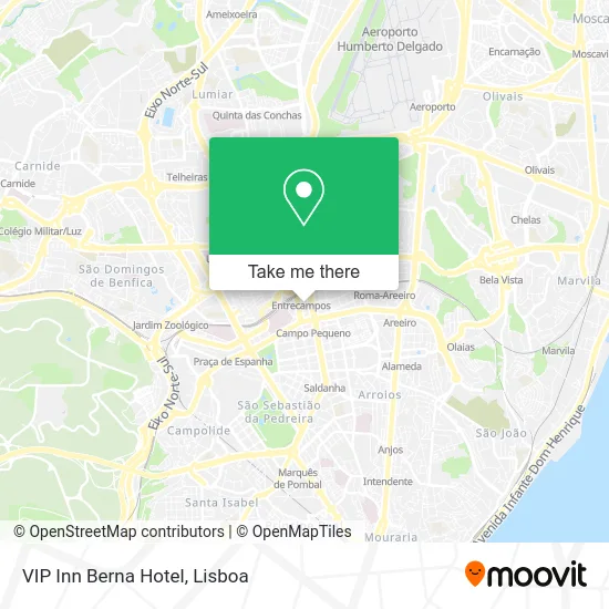 VIP Inn Berna Hotel map