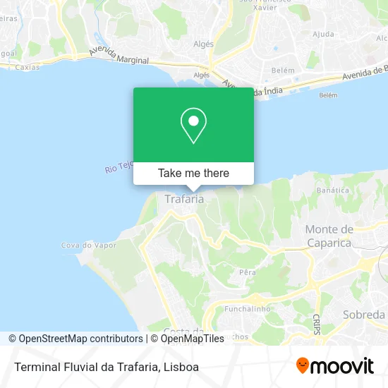 Terminal Fluvial da Trafaria map