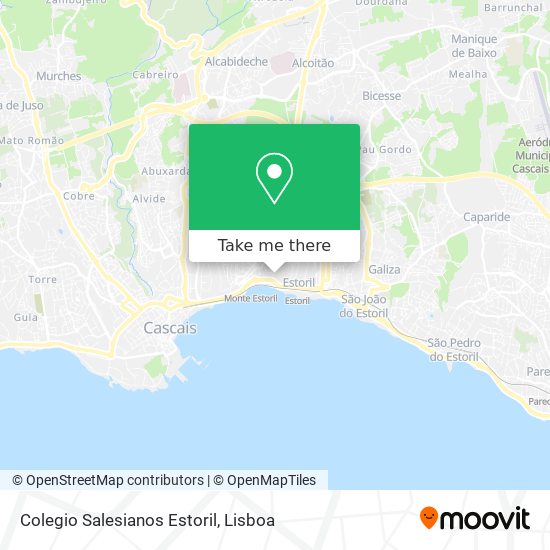 Colegio Salesianos Estoril map