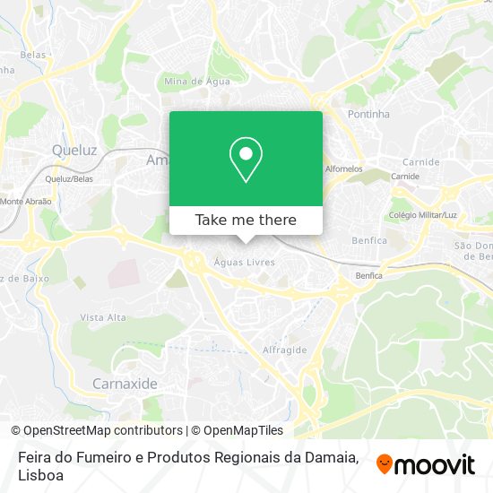 Feira do Fumeiro e Produtos Regionais da Damaia mapa