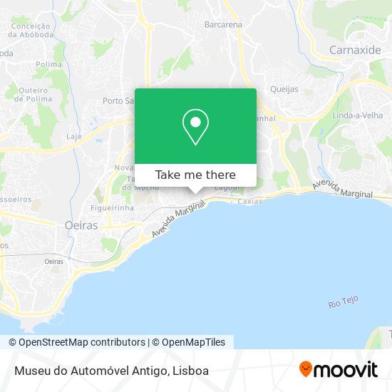 Museu do Automóvel Antigo map