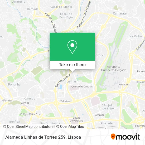 Alameda Linhas de Torres 259 map