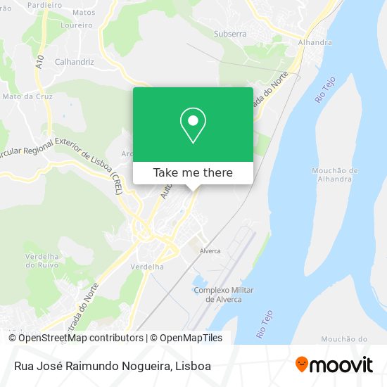 Rua José Raimundo Nogueira map