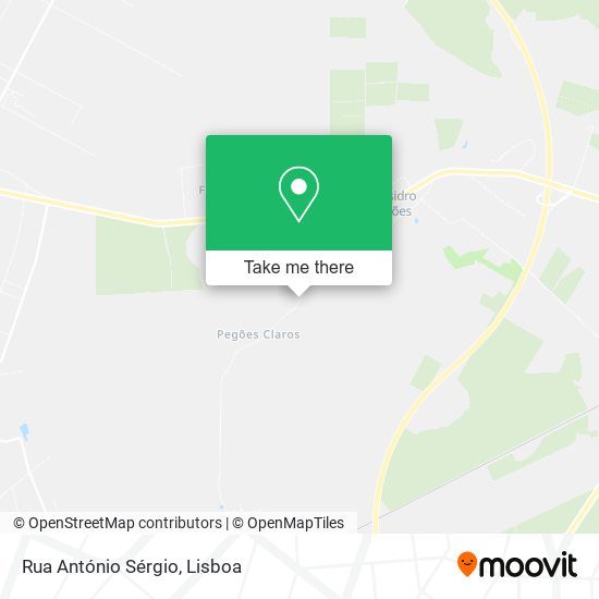 Rua António Sérgio map