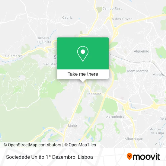Sociedade União 1º Dezembro map
