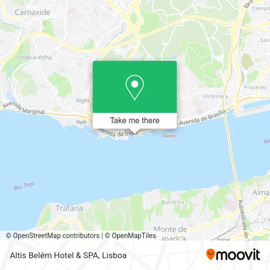 Altis Belém Hotel & SPA map