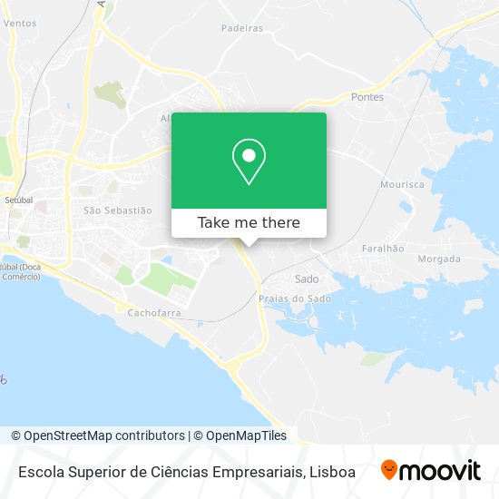 Escola Superior de Ciências Empresariais map