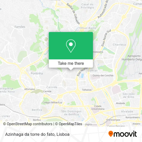 Azinhaga da torre do fato map