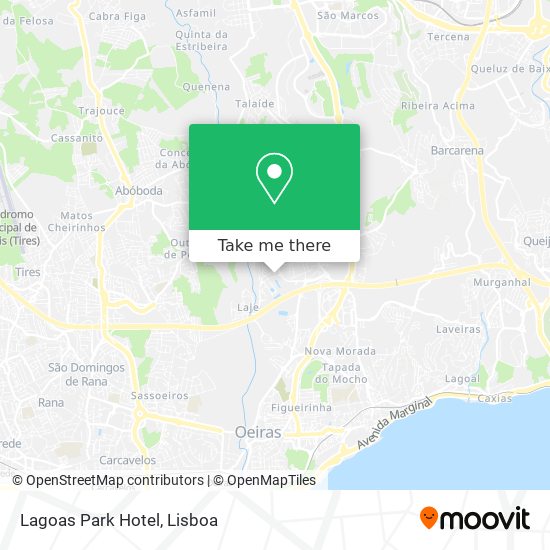 Lagoas Park Hotel map