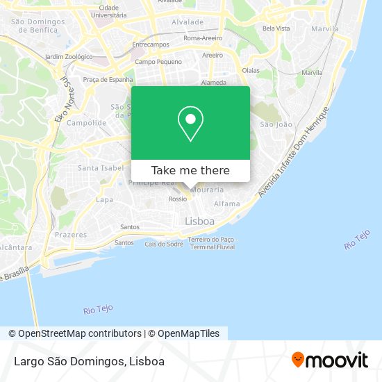 Largo São Domingos map