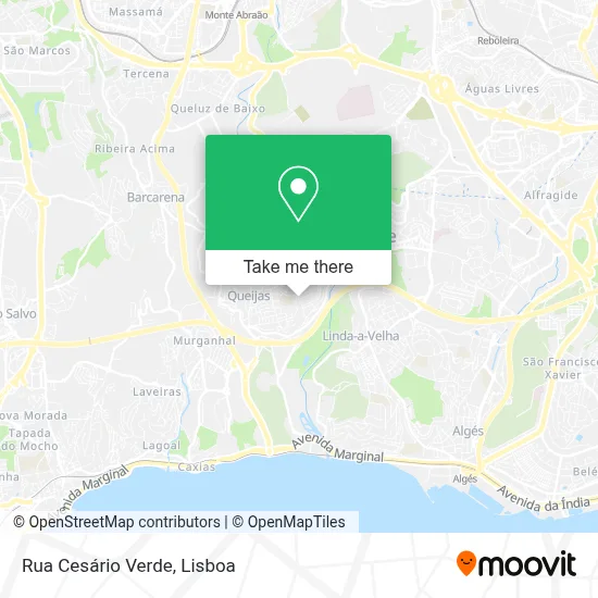 Rua Cesário Verde map