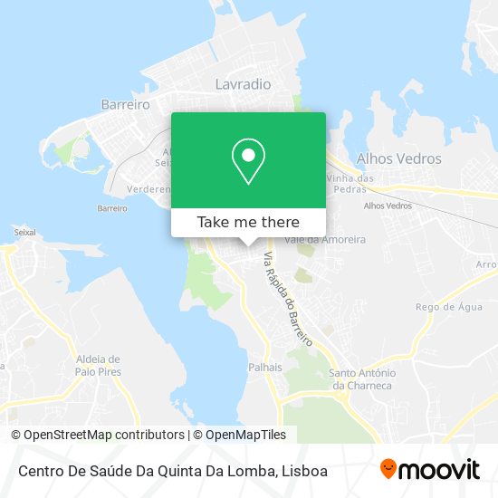Centro De Saúde Da Quinta Da Lomba map