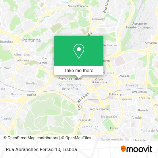Rua Abranches Ferrão 10 map