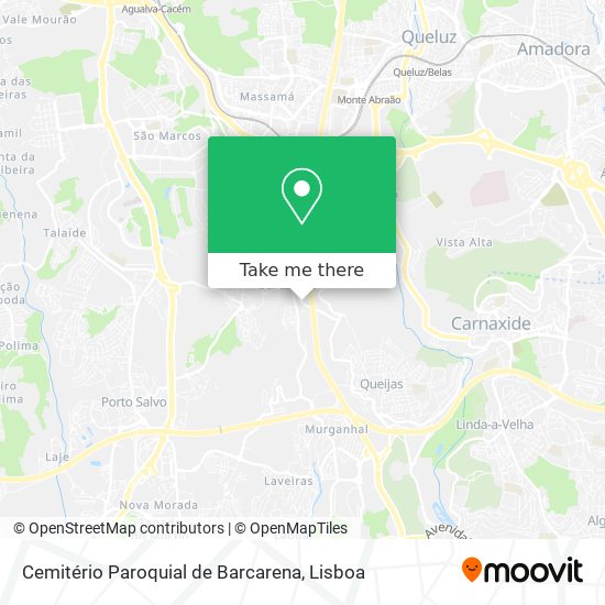 Cemitério Paroquial de Barcarena map