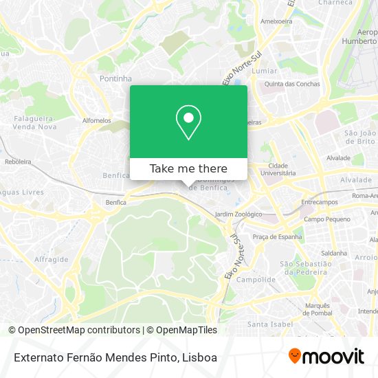 Externato Fernão Mendes Pinto map