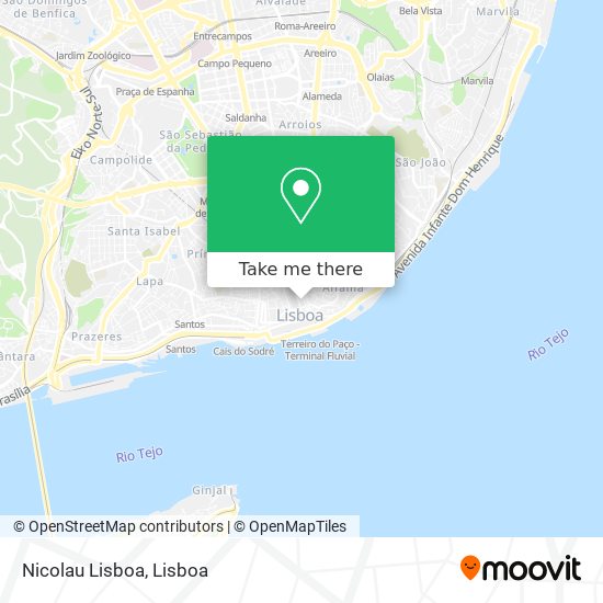 Nicolau Lisboa map