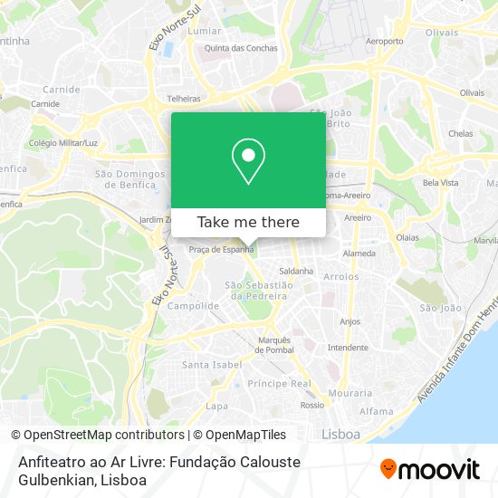 Anfiteatro ao Ar Livre: Fundação Calouste Gulbenkian map