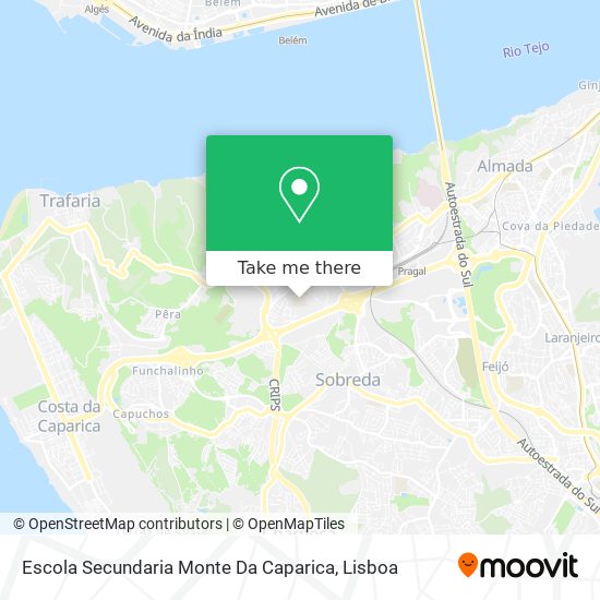 Escola Secundaria Monte Da Caparica map