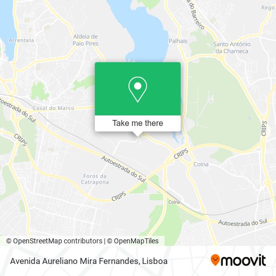 Avenida Aureliano Mira Fernandes map