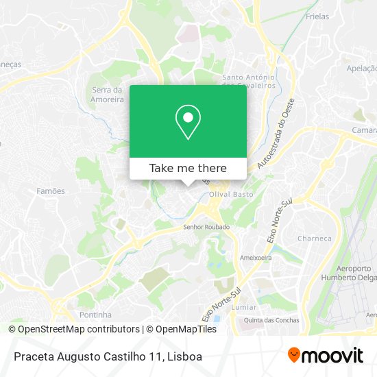 Praceta Augusto Castilho 11 map
