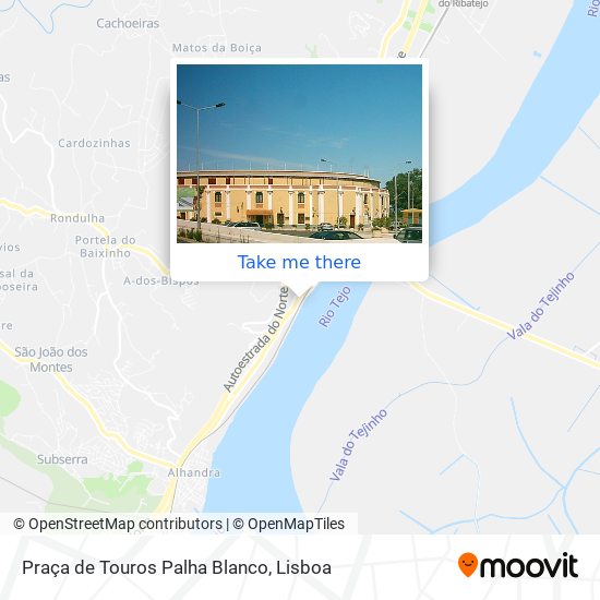 Praça de Touros Palha Blanco map