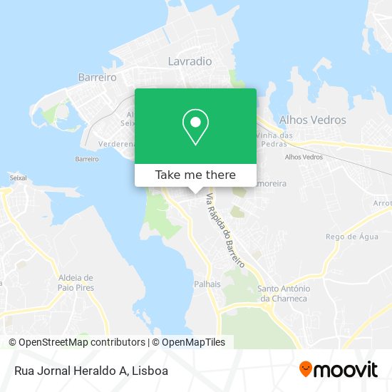 Rua Jornal Heraldo A mapa