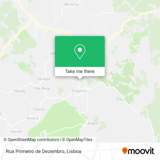 Rua Primeiro de Dezembro map