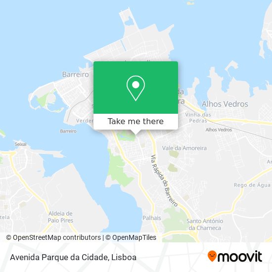 Avenida Parque da Cidade map