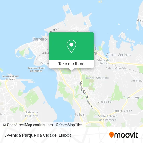 Avenida Parque da Cidade map