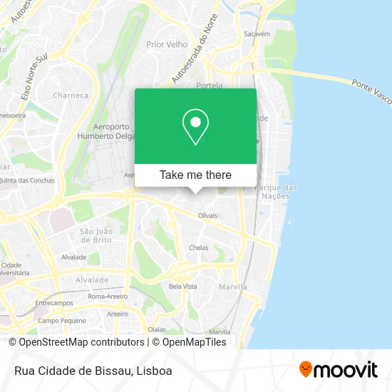 Rua Cidade de Bissau map