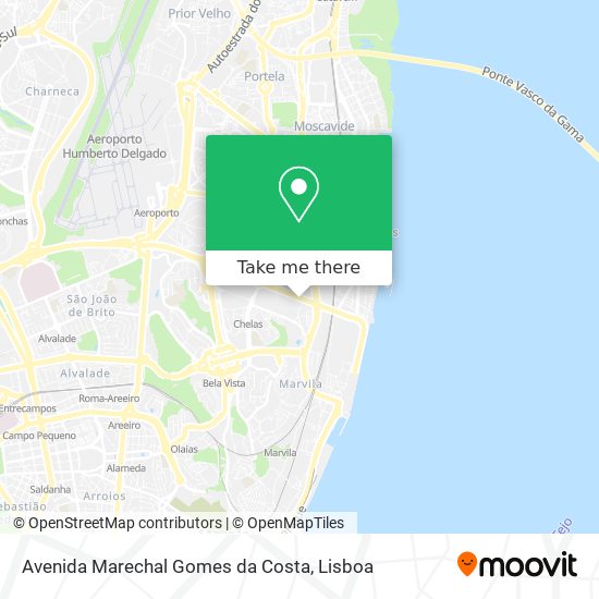 Avenida Marechal Gomes da Costa map