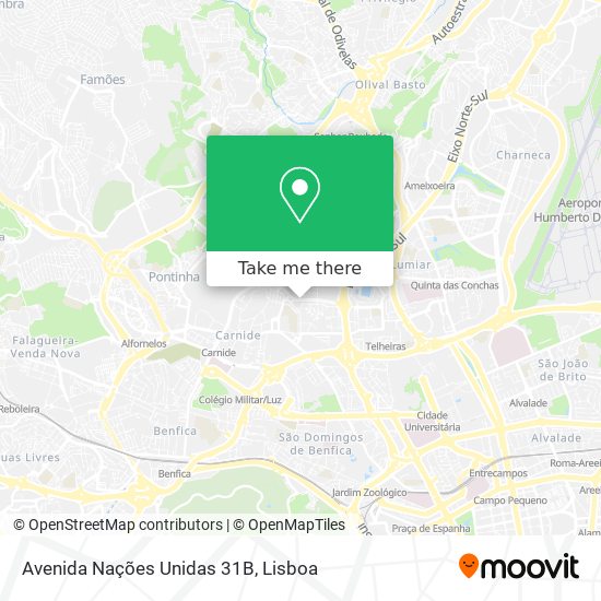 Avenida Nações Unidas 31B mapa