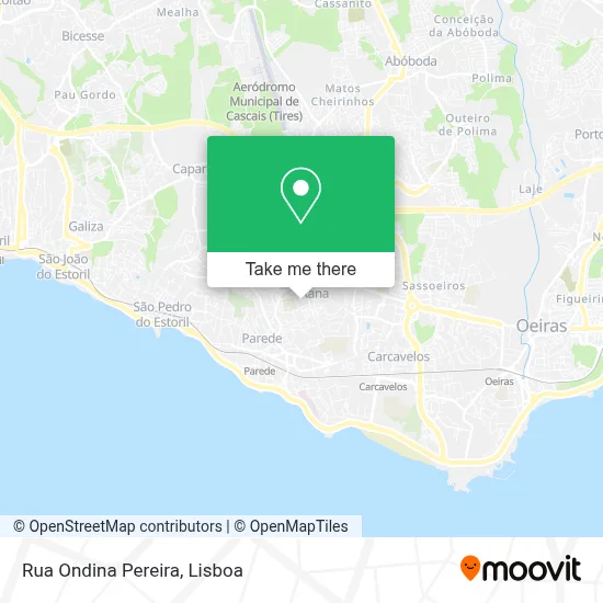 Rua Ondina Pereira map