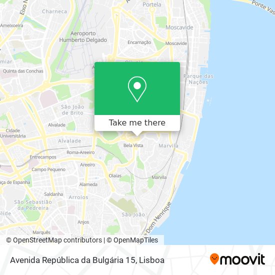 Avenida República da Bulgária 15 map