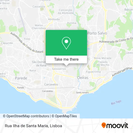 Rua Ilha de Santa Maria map